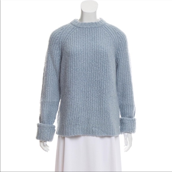 FRAME Alpaca Blend Cuffed Raglan Sweater - Picture 4 of 8